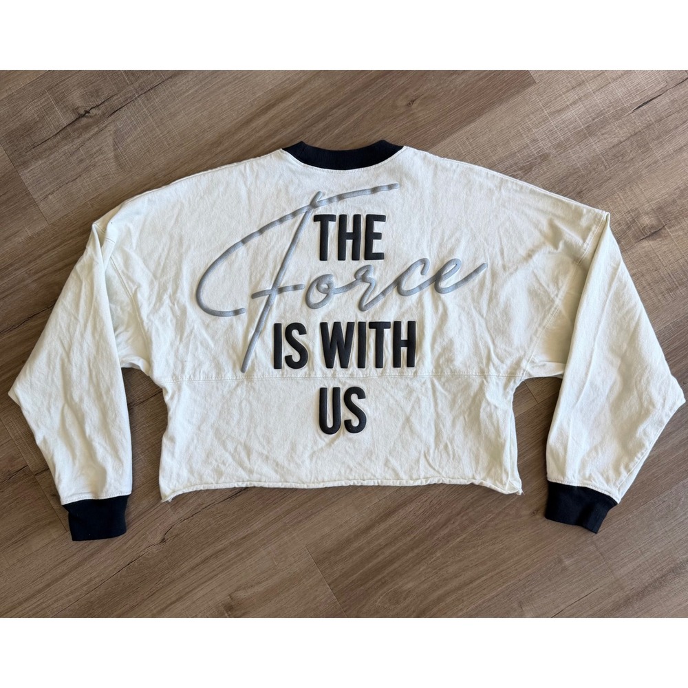 Star Wars Spirit Jersey Women of the Galaxy CroppedShirt XS The Force Is With Us - Picture 8 of 8